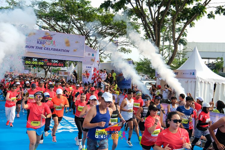Race photo from CISANGKAN KBP CITY RUN 2025