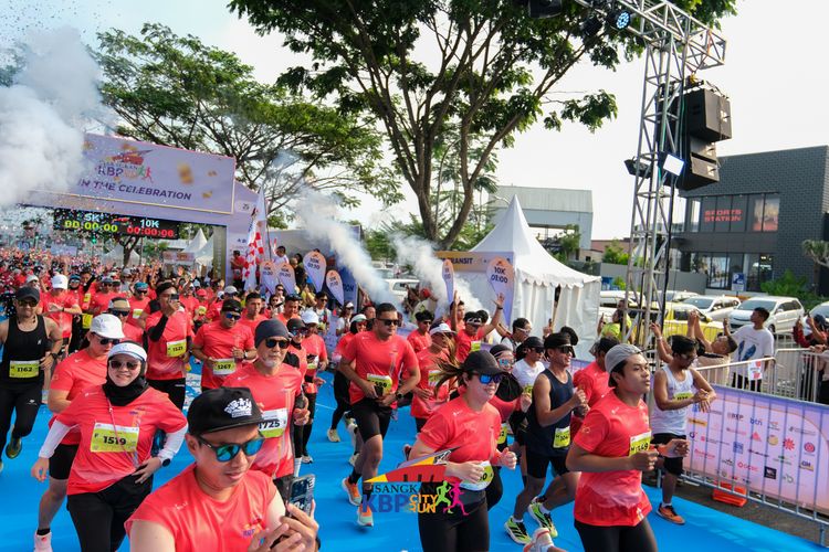 Race photo from CISANGKAN KBP CITY RUN 2025