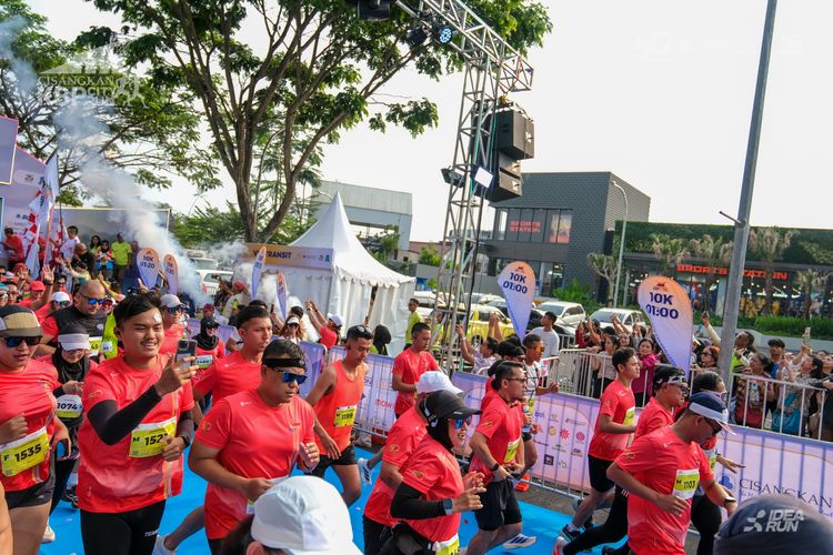 Race photo from CISANGKAN KBP CITY RUN 2025