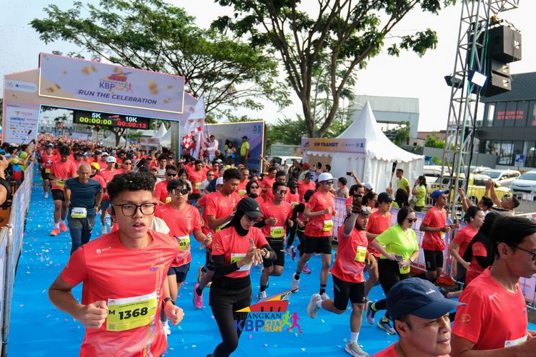 Race photo from CISANGKAN KBP CITY RUN 2025