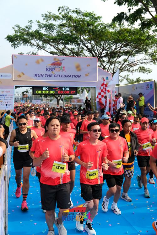 Race photo from CISANGKAN KBP CITY RUN 2025