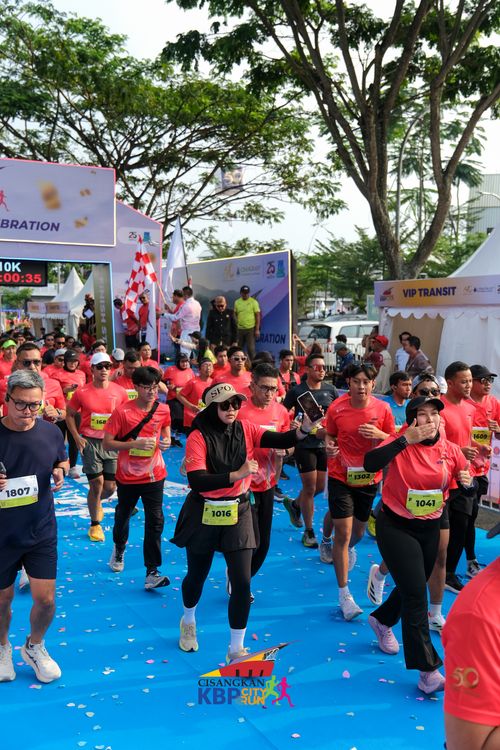 Race photo from CISANGKAN KBP CITY RUN 2025