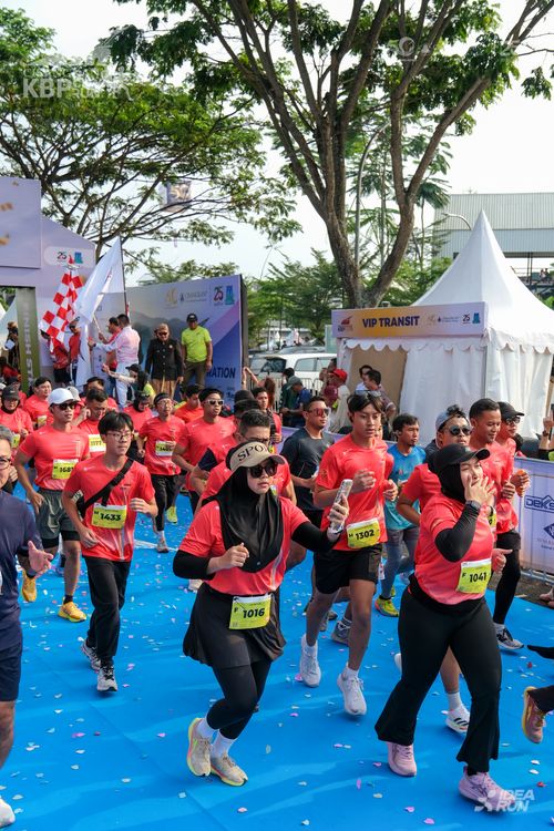 Race photo from CISANGKAN KBP CITY RUN 2025