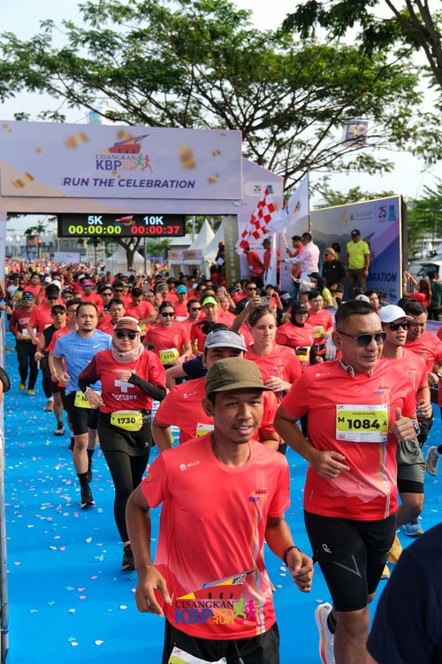 Race photo from CISANGKAN KBP CITY RUN 2025