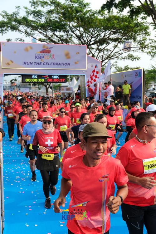 Race photo from CISANGKAN KBP CITY RUN 2025