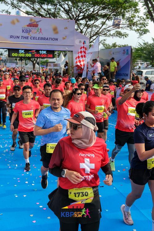 Race photo from CISANGKAN KBP CITY RUN 2025