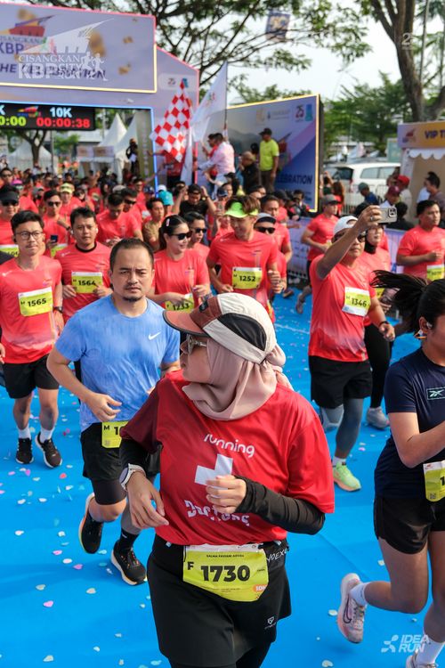 Race photo from CISANGKAN KBP CITY RUN 2025