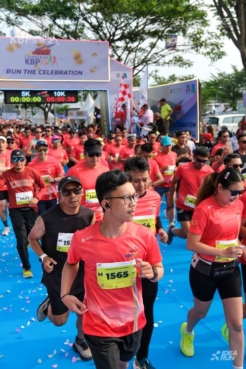 Race photo from CISANGKAN KBP CITY RUN 2025