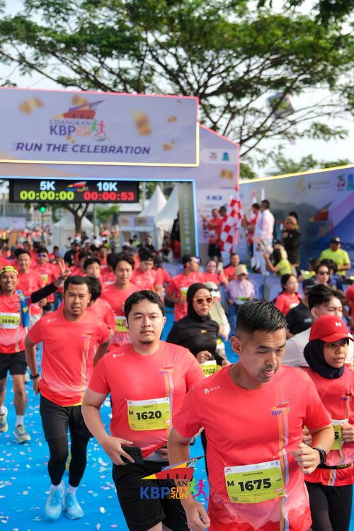 Race photo from CISANGKAN KBP CITY RUN 2025