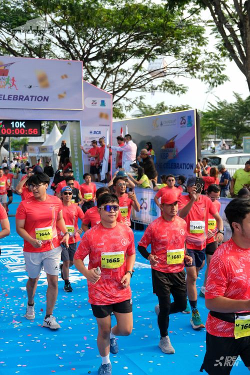 Race photo from CISANGKAN KBP CITY RUN 2025