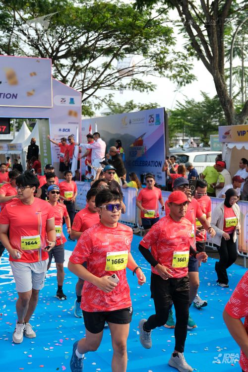 Race photo from CISANGKAN KBP CITY RUN 2025