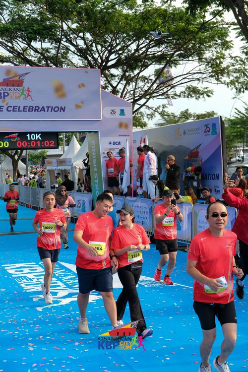 Race photo from CISANGKAN KBP CITY RUN 2025