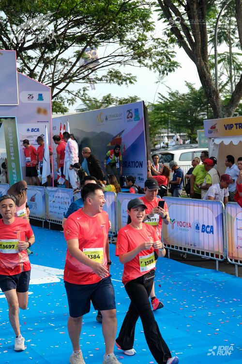 Race photo from CISANGKAN KBP CITY RUN 2025