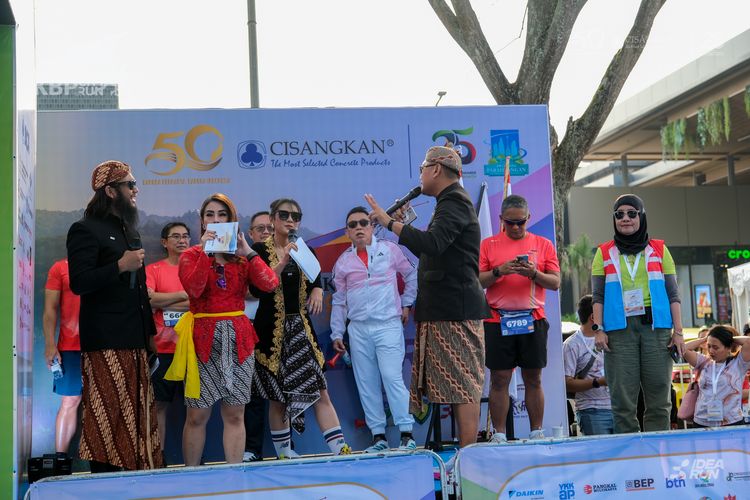 Race photo from CISANGKAN KBP CITY RUN 2025