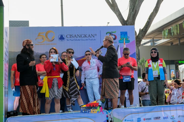 Race photo from CISANGKAN KBP CITY RUN 2025