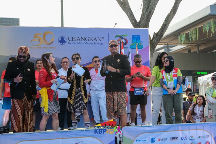 Race photo from CISANGKAN KBP CITY RUN 2025