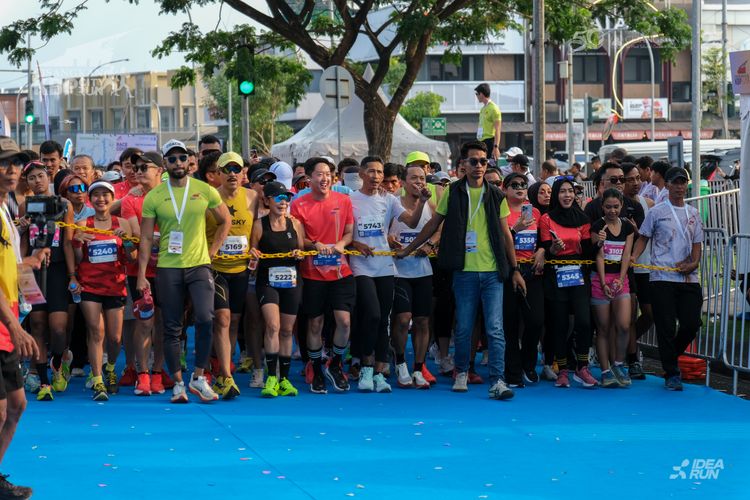 Race photo from CISANGKAN KBP CITY RUN 2025