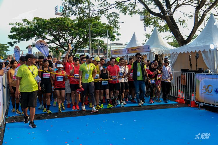 Race photo from CISANGKAN KBP CITY RUN 2025
