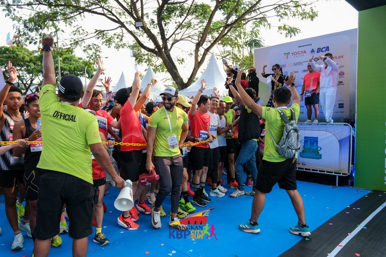 Race photo from CISANGKAN KBP CITY RUN 2025