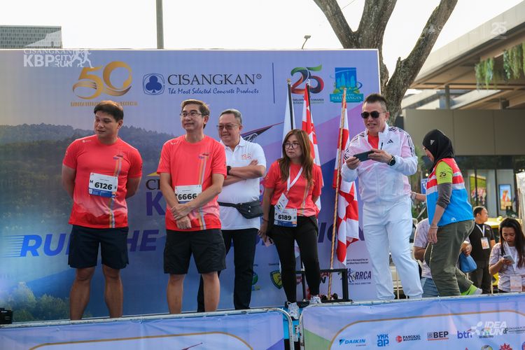Race photo from CISANGKAN KBP CITY RUN 2025