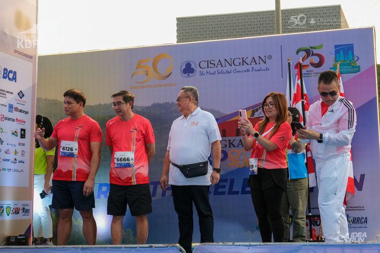 Race photo from CISANGKAN KBP CITY RUN 2025