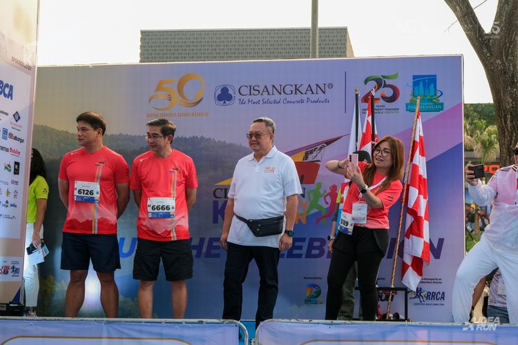 Race photo from CISANGKAN KBP CITY RUN 2025