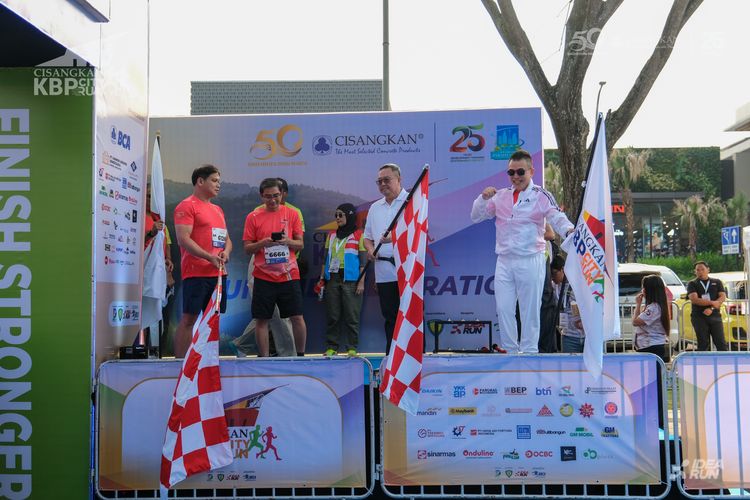 Race photo from CISANGKAN KBP CITY RUN 2025