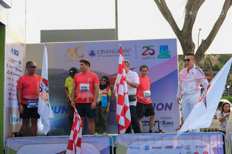 Race photo from CISANGKAN KBP CITY RUN 2025