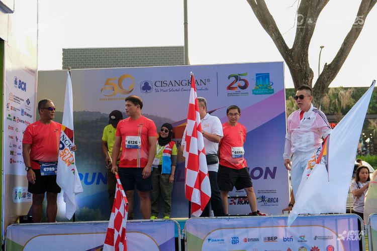 Race photo from CISANGKAN KBP CITY RUN 2025