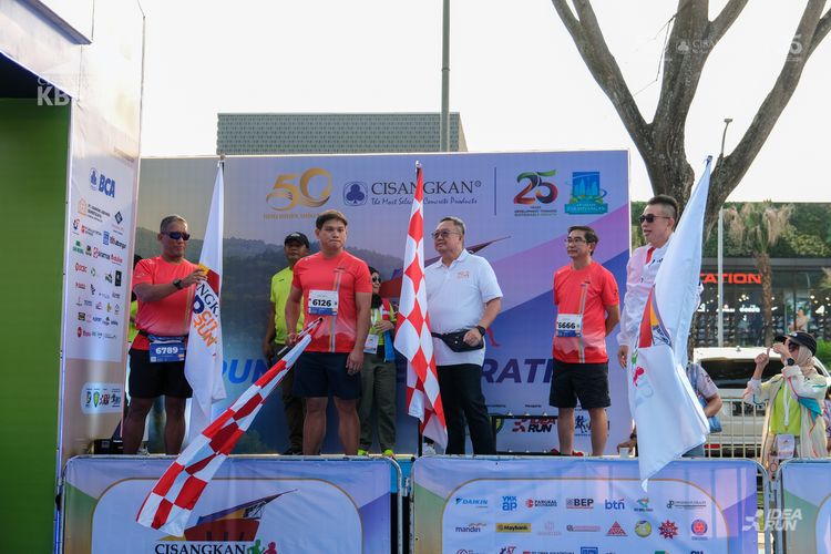 Race photo from CISANGKAN KBP CITY RUN 2025