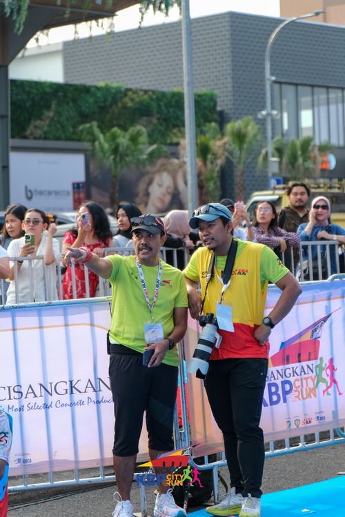 Race photo from CISANGKAN KBP CITY RUN 2025