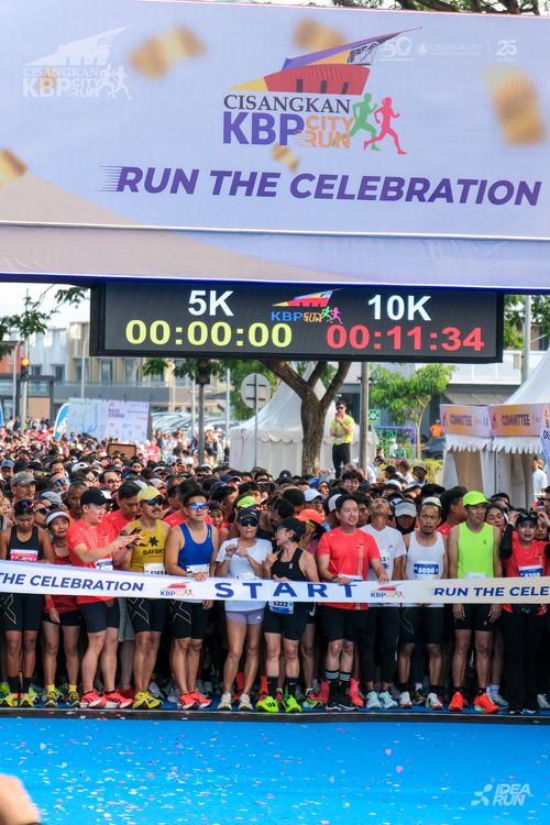Race photo from CISANGKAN KBP CITY RUN 2025