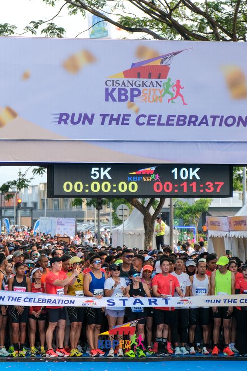 Race photo from CISANGKAN KBP CITY RUN 2025