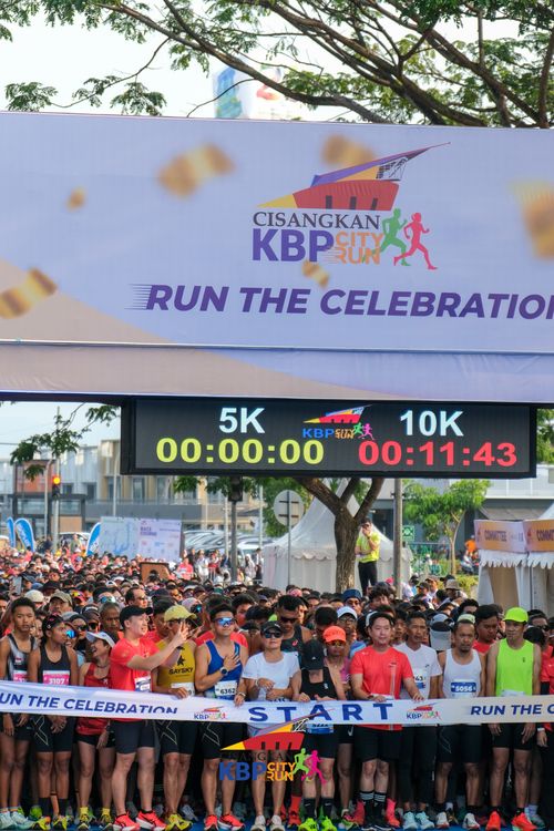 Race photo from CISANGKAN KBP CITY RUN 2025