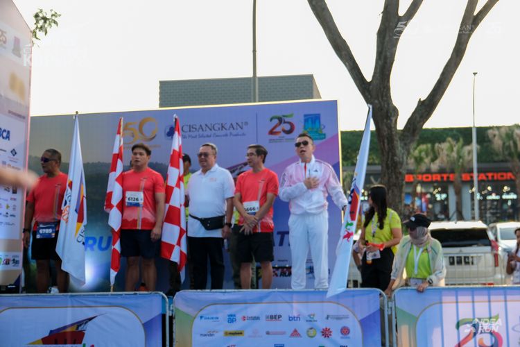 Race photo from CISANGKAN KBP CITY RUN 2025