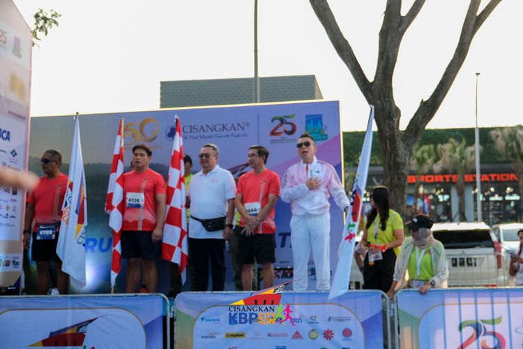 Race photo from CISANGKAN KBP CITY RUN 2025