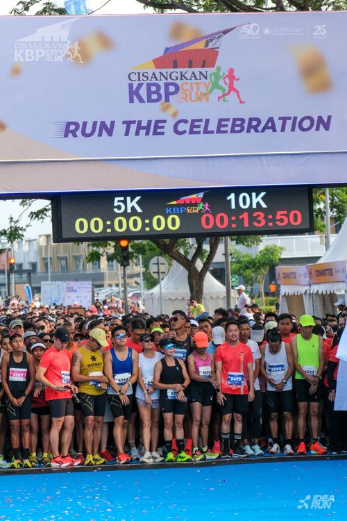 Race photo from CISANGKAN KBP CITY RUN 2025