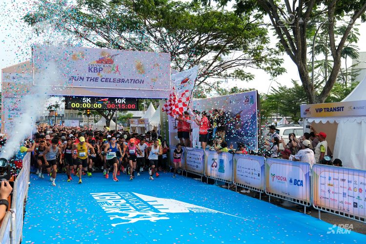 Race photo from CISANGKAN KBP CITY RUN 2025