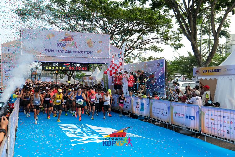 Race photo from CISANGKAN KBP CITY RUN 2025