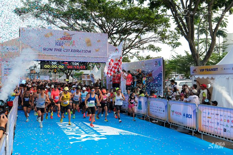 Race photo from CISANGKAN KBP CITY RUN 2025