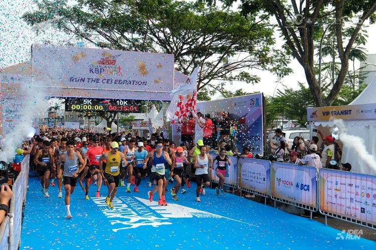 Race photo from CISANGKAN KBP CITY RUN 2025