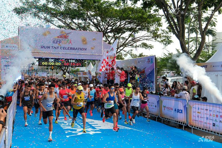 Race photo from CISANGKAN KBP CITY RUN 2025