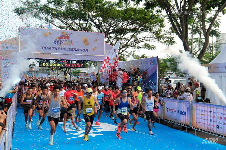 Race photo from CISANGKAN KBP CITY RUN 2025