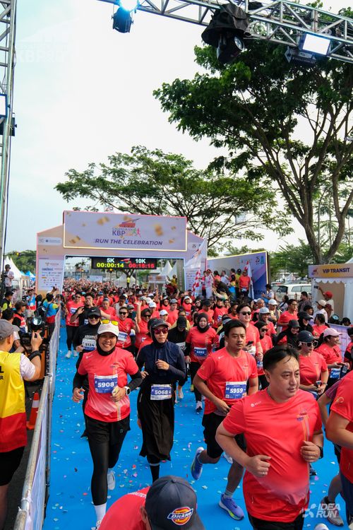 Race photo from CISANGKAN KBP CITY RUN 2025