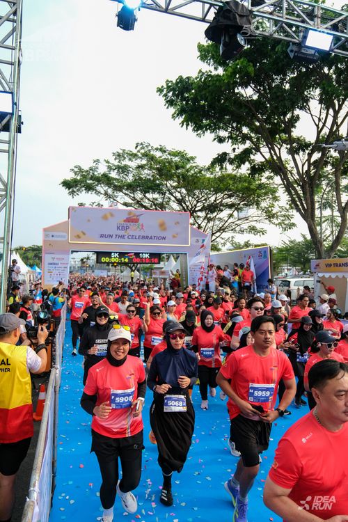 Race photo from CISANGKAN KBP CITY RUN 2025