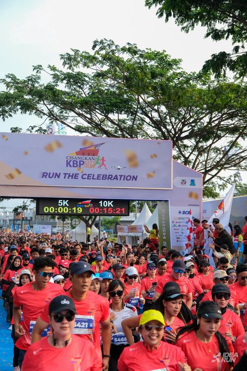 Race photo from CISANGKAN KBP CITY RUN 2025