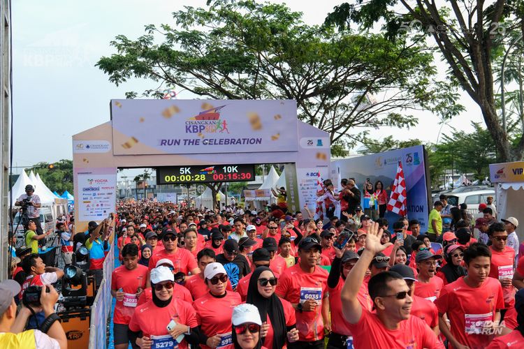 Race photo from CISANGKAN KBP CITY RUN 2025
