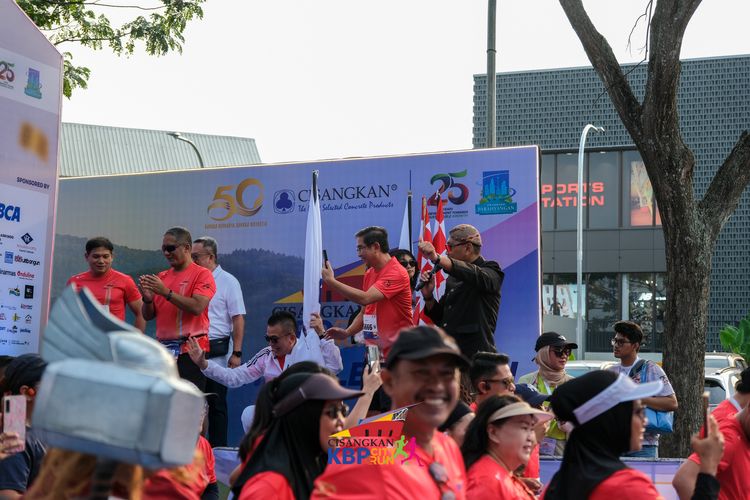 Race photo from CISANGKAN KBP CITY RUN 2025