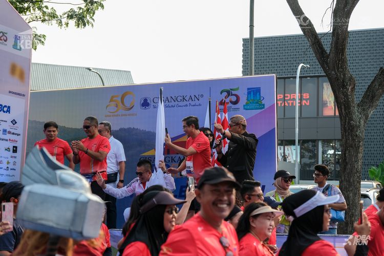 Race photo from CISANGKAN KBP CITY RUN 2025