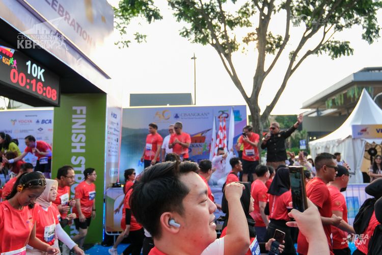 Race photo from CISANGKAN KBP CITY RUN 2025